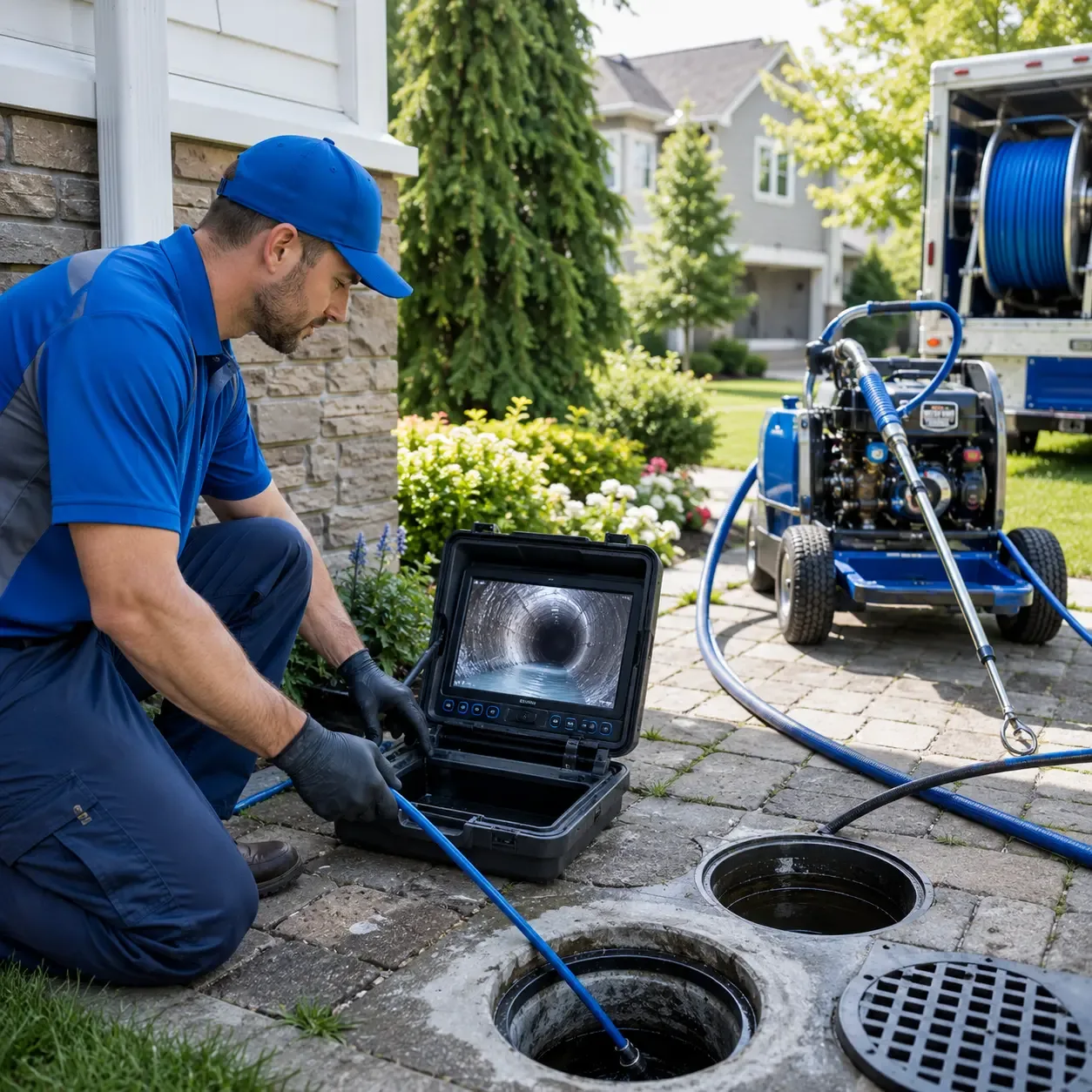 Outdoor drain cleaning professionals serving Stratford, WI