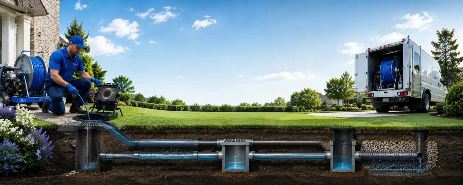 Outdoor drain cleaning information for Stratford, WI